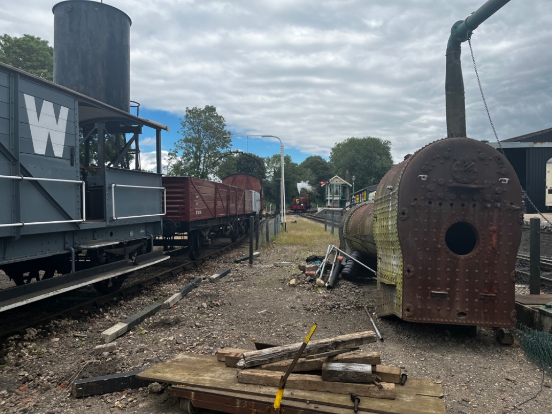 John Court on Train Siding: Number 11 running today at the East Anglian Railway museum for VIP train only for the 175th anniversary of Marks Tey to Sudbury
line