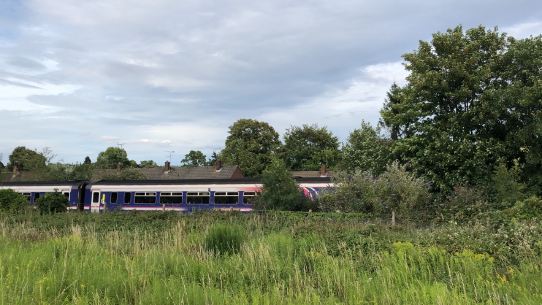 Andrew Brown on Train Siding: 156449 in First ScotRail livery passing Winchester 8 minutes early on 598A Heaton TRSMD to Eastleigh TRSMD.