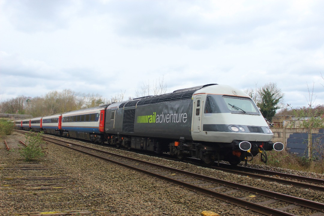 Jamie Armstrong on Train Siding: 43480 with 43468 on the rear working 5Z49 1230 Chaddesden Sdgs to Butterley M.R.C. Seen at Spondon Foot crossing, Megaloughton
lane,...