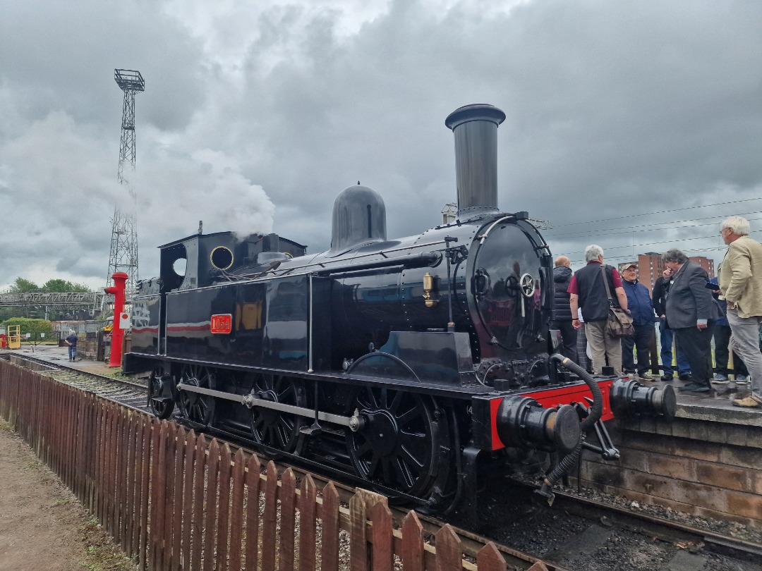 Nathaniel on Train Siding: Some engines at crewe heritage Centre with the LNWR 1054 tank engine in steam and was able to cab it.