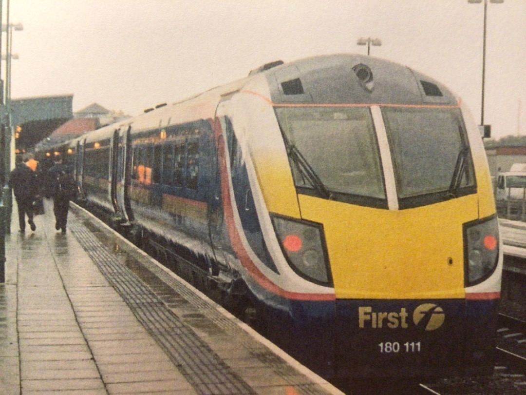 Alex Coomber on Train Siding: A Class 180 Coradia/Adelante was built by Alstom in 2000-01. The Class 180 Coradia/Adelantes have had a chequered history. No.
180111 is...