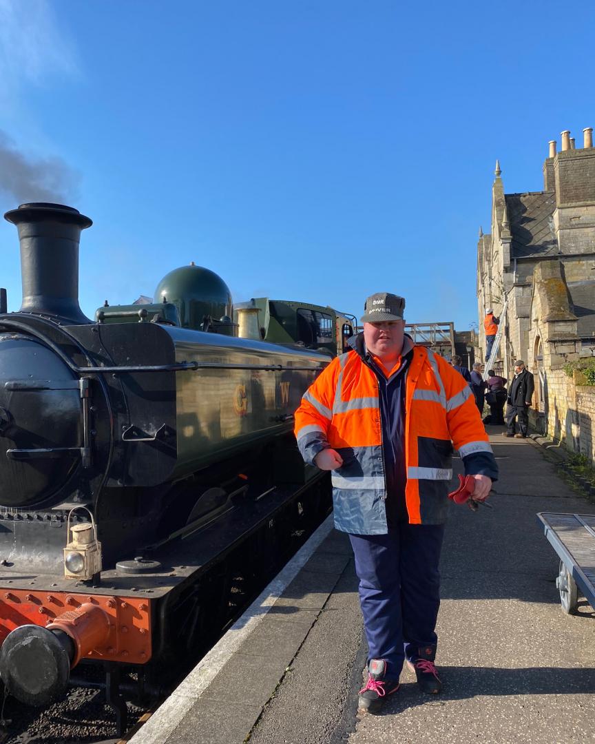 Christopher Middleton on Train Siding: A few at the Nene Valley Railway on 6/3/2020 when I attended the Western goods driver experience and there a few of me
next to...