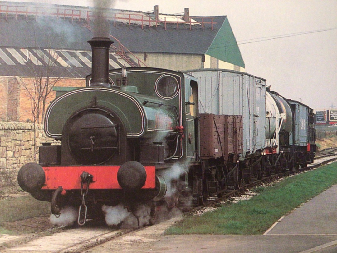 Alex Coomber on Train Siding: Mirvale. A Hudswell Clarke 0-4-0 saddle tank of 1955 heads along the Balm Road branch of the Middleton Railway. Numerous similar
lines...