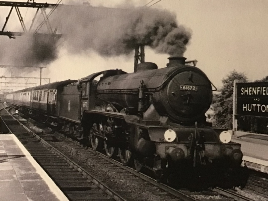 Alex Coomber on Train Siding: By the late 1950s with the introduction of Britannias and electrification of the Clacton Line. The ex LNER Class B17 Sandringham
4-6-0s...