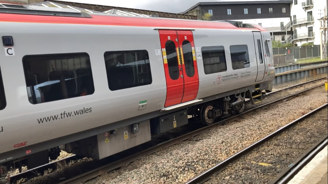 Theo555 on Train Siding: Today I went out to Shrewsbury and saw a few Transport for Wales Trains, unfortunately it wasn't the best day for me as my WMR
class 196 was...