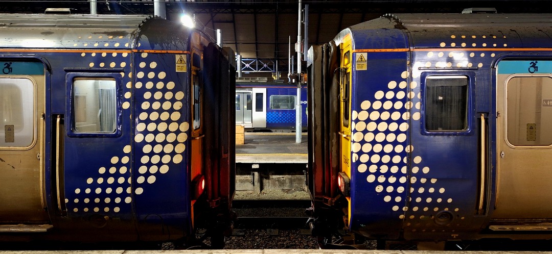 Guard_Amos on Train Siding: An array of Scotrail unit featuring traction built by Hitachi, BREL, Alstom, Metcam and Leyland (17th December 2024)