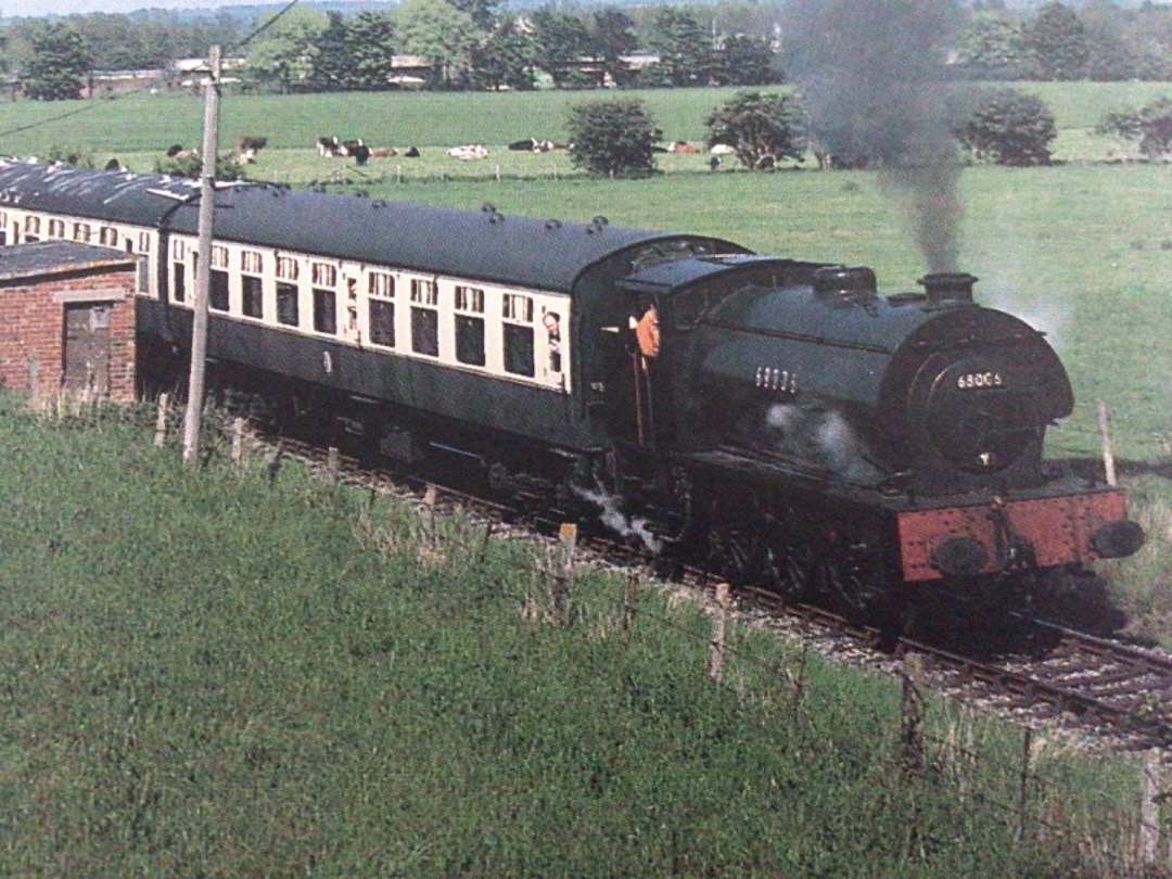 Alex Coomber on Train Siding: A Hunslet 0-6-0 Saddle tank No. 68006 of 1944 hauls a train towards the main line on the Cholsey & Wallingford Railway. The
Leeds built...