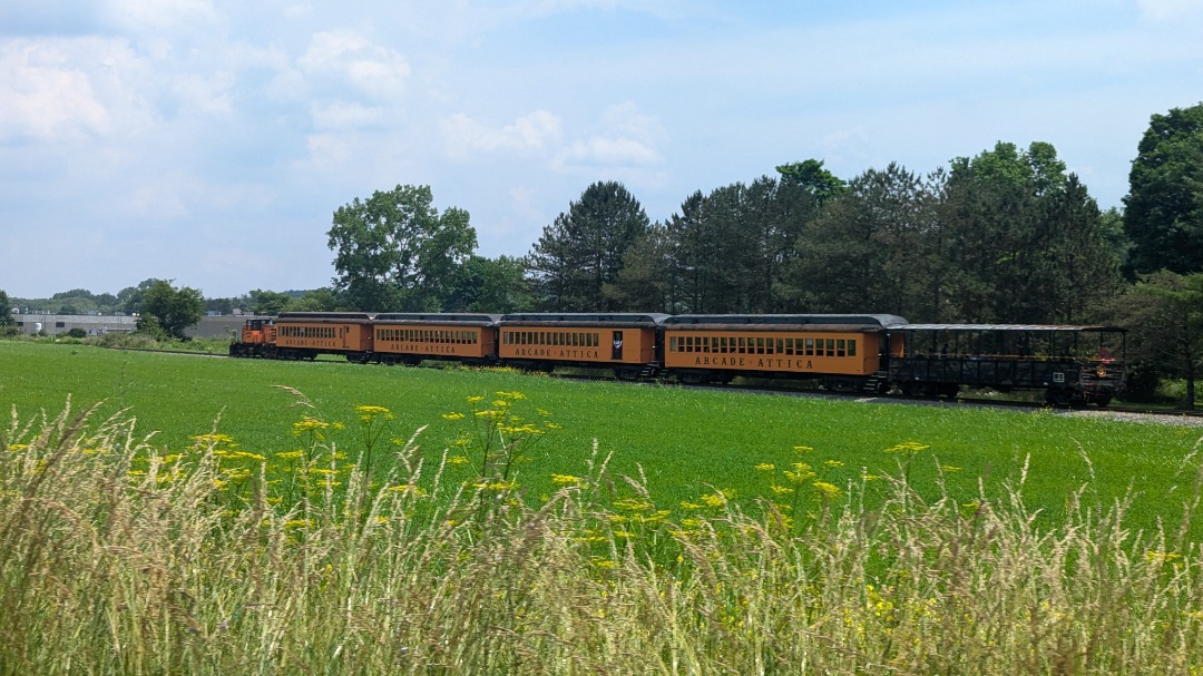 CaptnRetro on Train Siding: Assorted shots from yesterday (6-22-24). The excursion actually left at 1pm sharp, so I bumped into them on the way to run my models
trains...