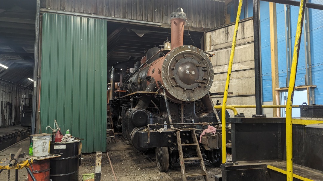 CaptnRetro on Train Siding: Arcade & Attica No. 18 as it sat this week, awaiting its first steam test. Word from management was that the locomotive was
steamed June...