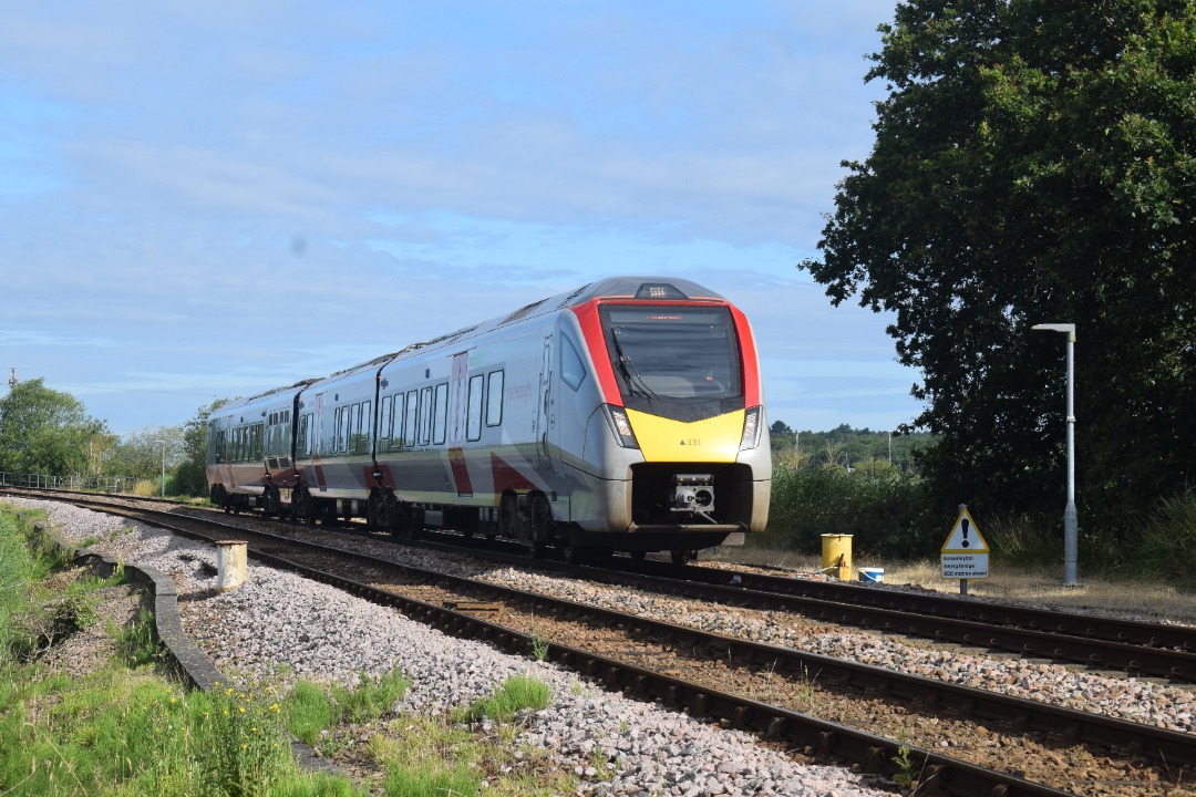 Hardley Distant on Train Siding: CURRENT: 755331 approaches Somerleyton Station on Monday 22nd July 2024 with the 2J66 07:55 Norwich to Lowestoft (Greater
Anglia)...