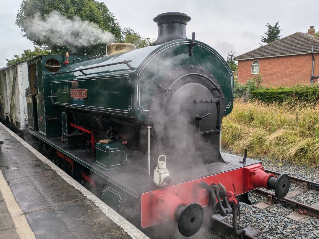 Ryan Watson on Train Siding: Lincolnshire Wolds Railway, featuring AE1919 'Cranford'. The 'Cream Tea' was superb! 🫖☕