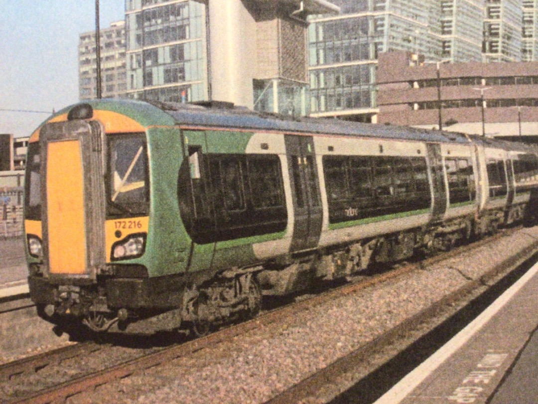 Alex Coomber on Train Siding: A Class 172/2 No. 172216. The Class 172/2 is a variation on the Class 170 Turbostar family that is fitted with corridor
connections...