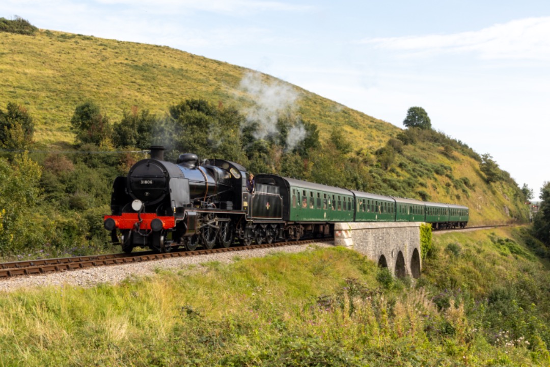 Martin Coles on Train Siding: A few pics from Wednesday 28th August at The Swanage Railway, U Class 31806 and 33111 at Corfe Castle, and West Country 34028 and
Bullied...