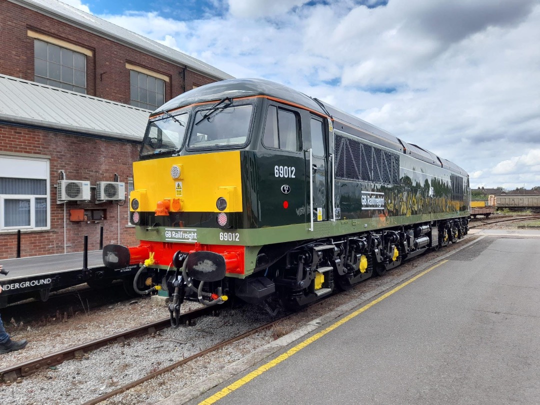 Inter City Railway Society on Train Siding: The eagerly awaited latest release from Arlington Fleet Services Paintshop today is GB Railfreight Class 69