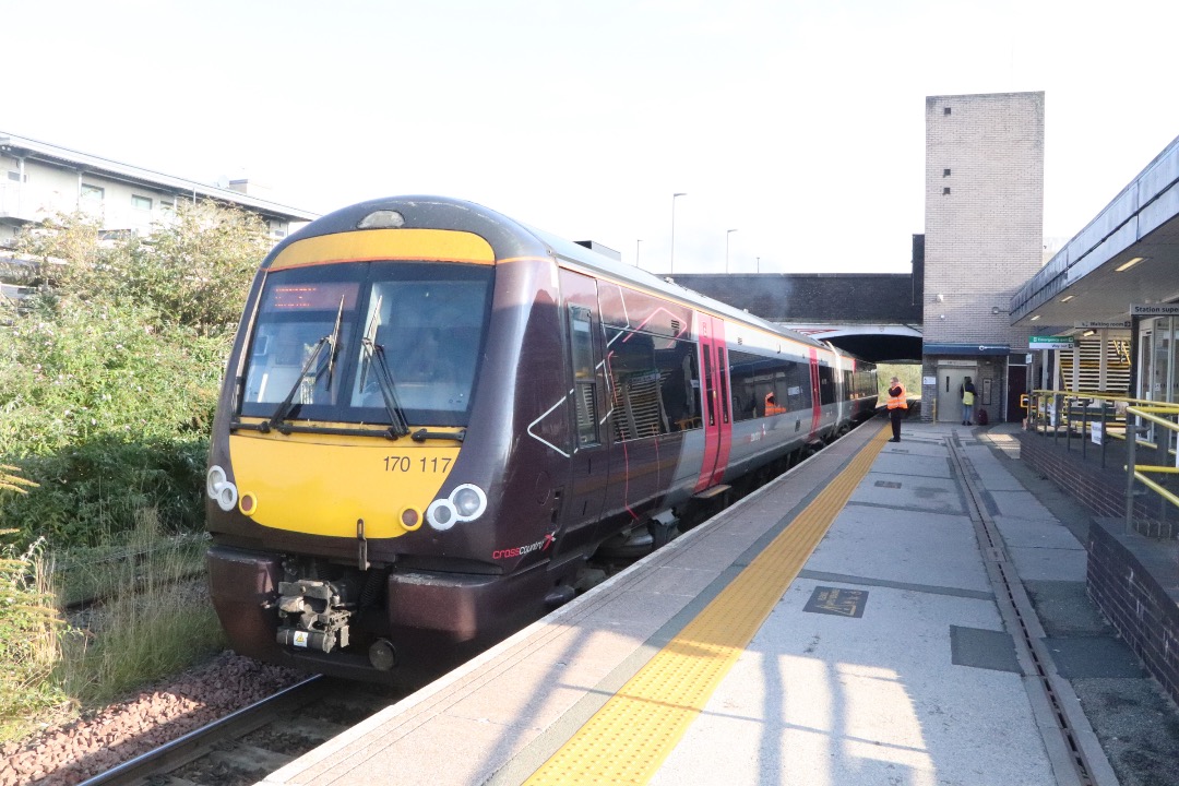 Chris Pindar on Train Siding: To Burton On Trent via Tamworth for the railwayana fayre. Also noting the third rail shoe bracket on a 350/1 motor bogie.