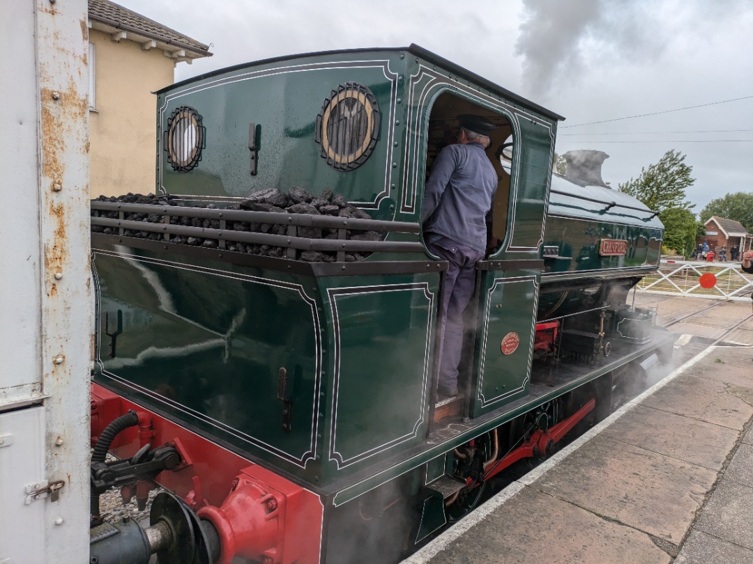 Ryan Watson on Train Siding: Lincolnshire Wolds Railway, featuring AE1919 'Cranford'. The 'Cream Tea' was superb! 🫖☕