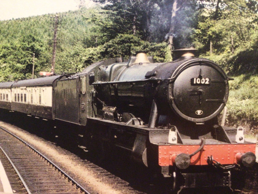 Alex Coomber on Train Siding: Looking very handsome with its train of Chocolate and Cream MK 1 Coaches. The down Cornishman express from Wolverhampton Low Level
to...