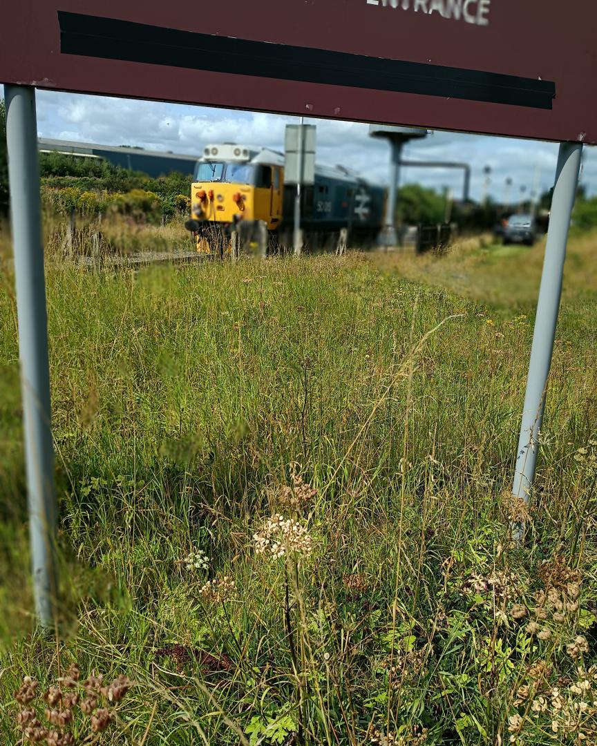 Brian Johnson on Train Siding: 50 015 at Heywood station in the East Lancashire Railway and views of the line running to Rochdale