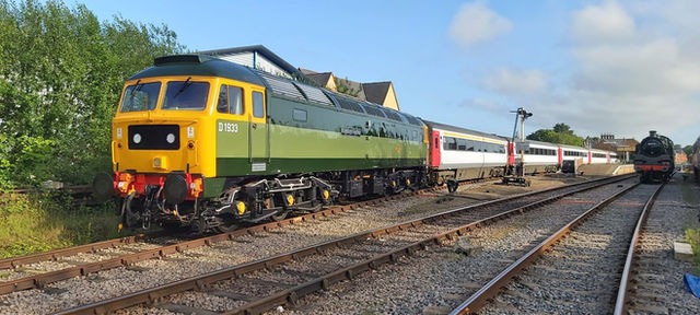 Wymondham abbey station on Train Siding: This weekend on the MNR heritage railway Stratford 47 running weekend with special timetables and last weekend of the
loop...