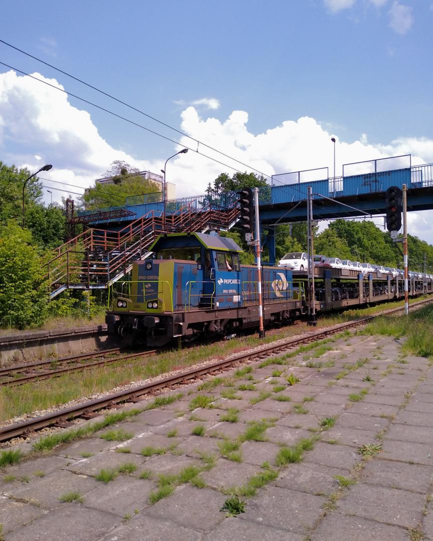 Polishtrainspotter on Train Siding: Polish shunter nicknamed "turbo stonka". this is the modernized version of the original "stonka"