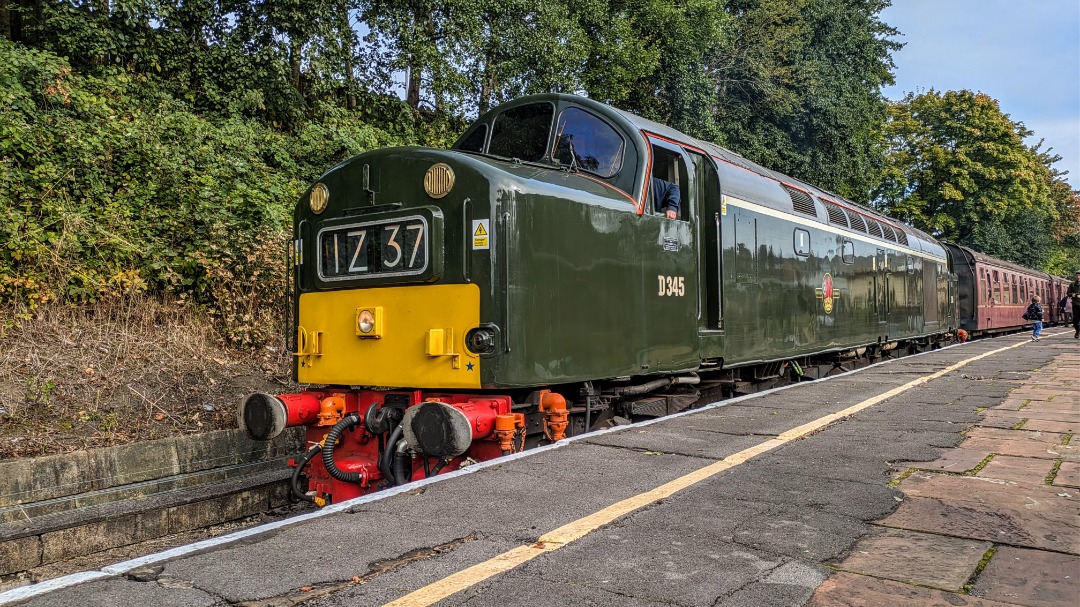 kieran harrod on Train Siding: A few shots of D345 (40145) running during last weekends diesel gala at the East Lancs railway's autumn event. A beautiful
engine which...